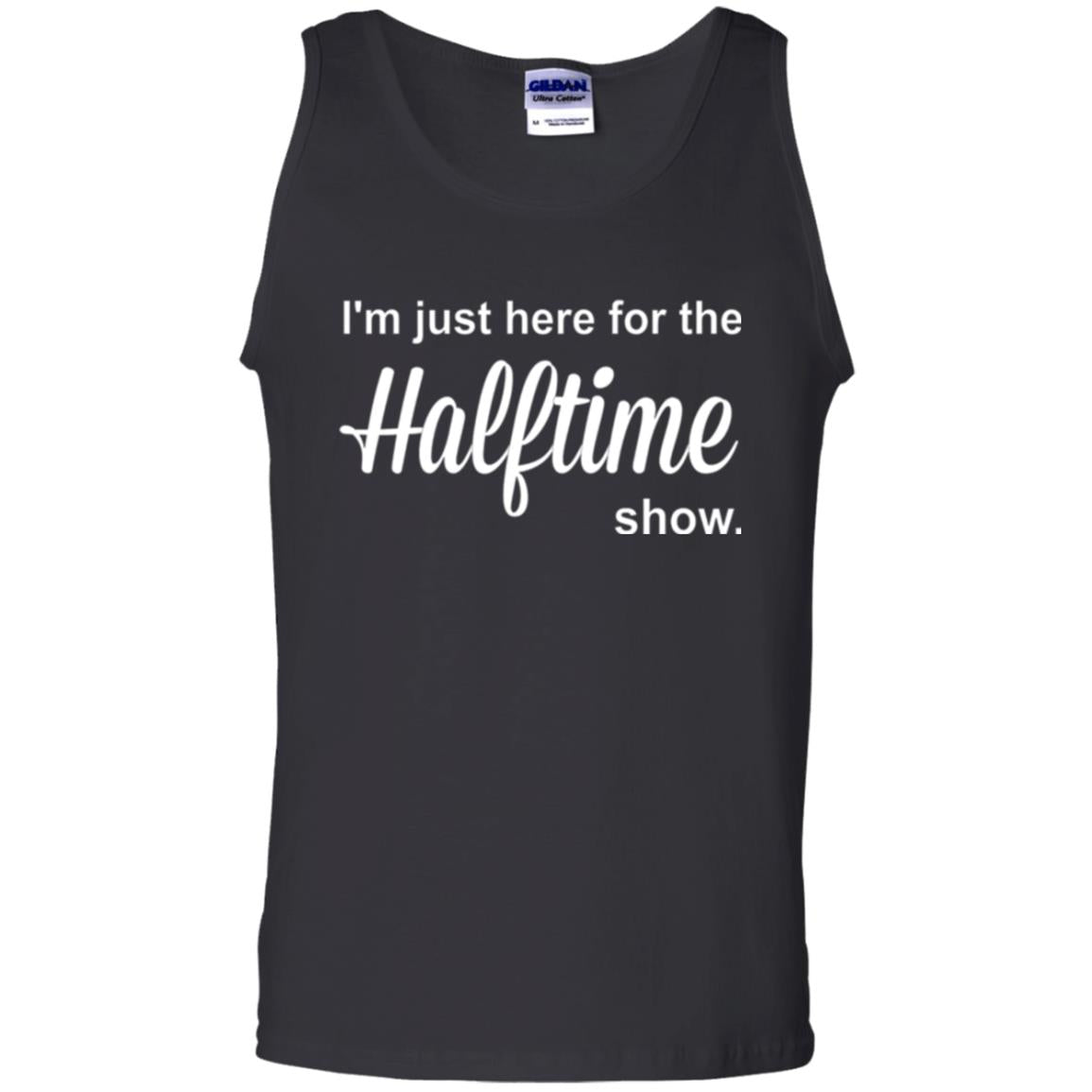Marching Band T-shirt I_m Just Here For The Halftime Show Black
