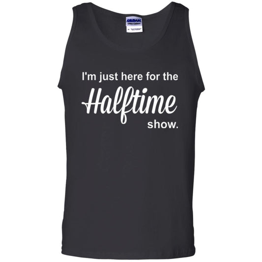 Marching Band T-shirt I_m Just Here For The Halftime Show Black