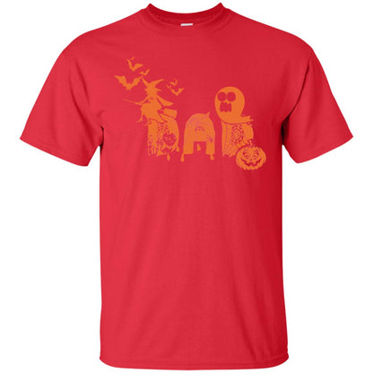 Halloween Pumpkin Dad Daddy Father Family Shirt Red