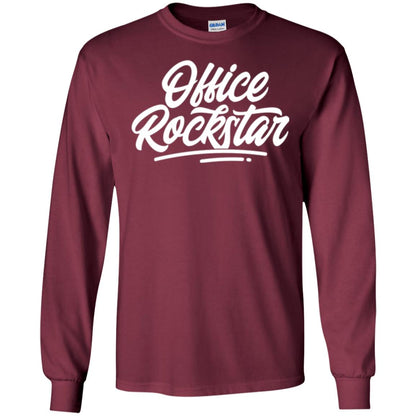 Office Rockstar T-shirt Administrative Professionals Day Maroon