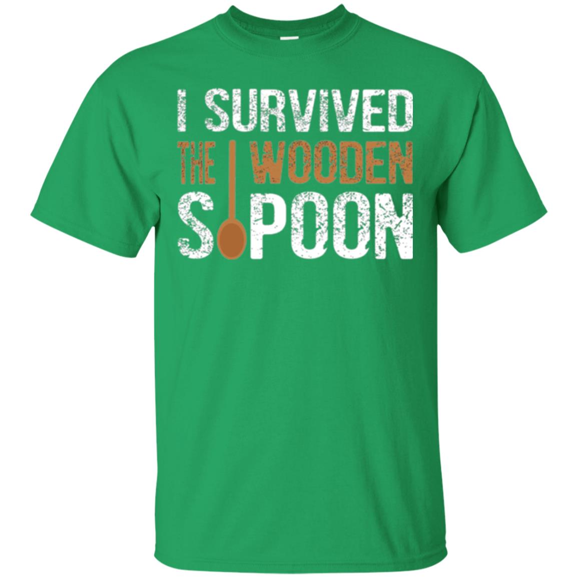 Spoon T-shirt I Survived The Wooden Spoon Irish Green