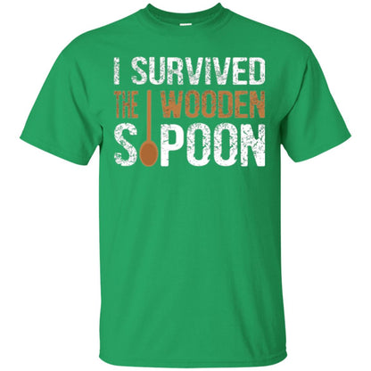 Spoon T-shirt I Survived The Wooden Spoon Irish Green