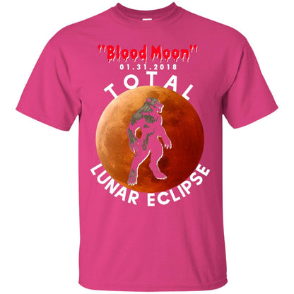 Best Total Lunar Eclipse Shirt 2018 - Blood Moon Werewolf T-shirt Heliconia