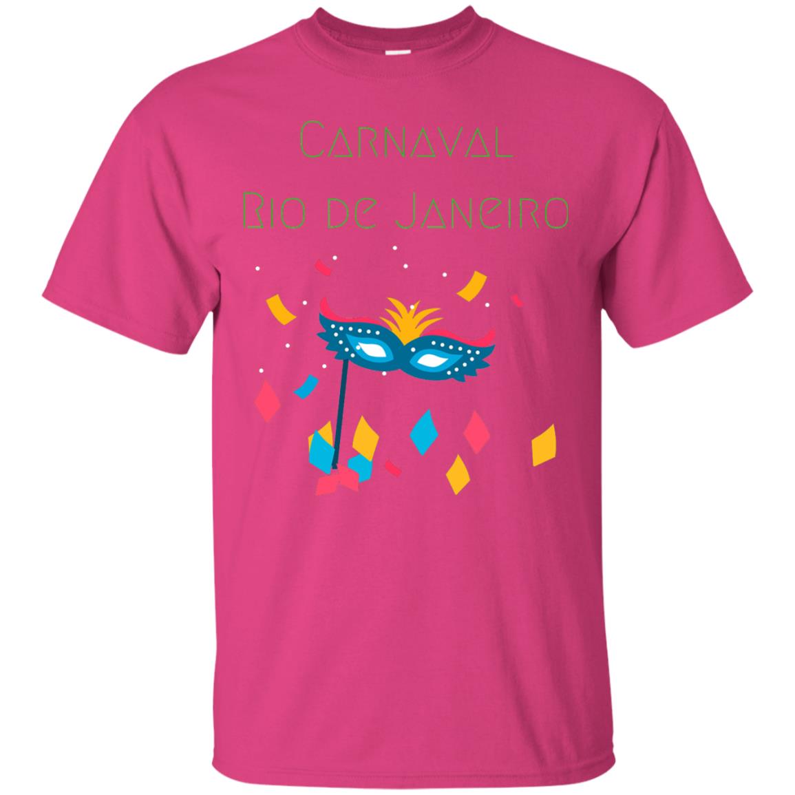 Mardi Gras T-shirt Rio Carnival Carnaval Rio De Janeiro Brazil Heliconia