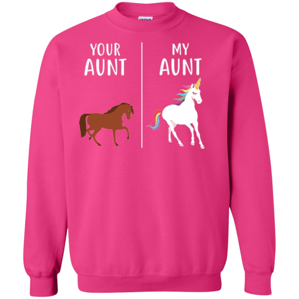 Unicorn T-shirt Your Aunt My Aunt Heliconia