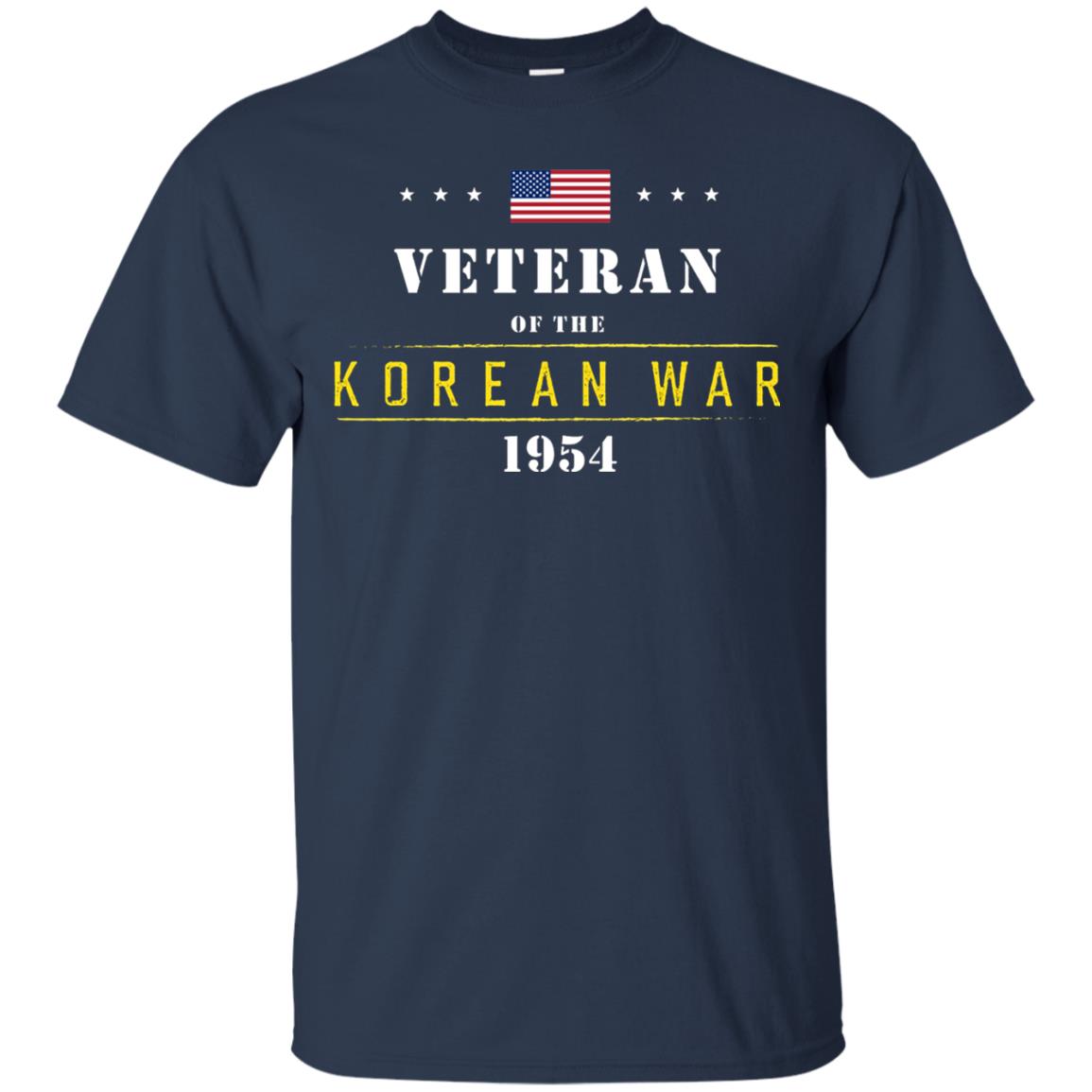 Veteran Of The Korean War 1954 T-shirt Navy