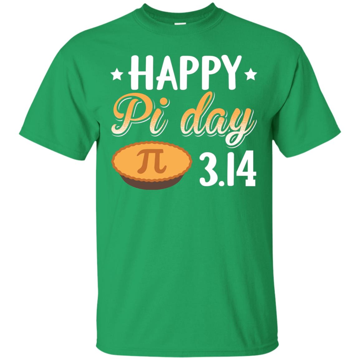 Happy Pi Day 3.14 Funny Math Lover T-shirt Irish Green