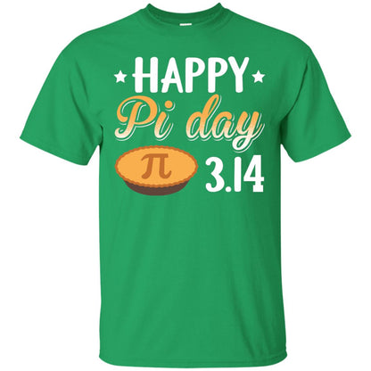 Happy Pi Day 3.14 Funny Math Lover T-shirt Irish Green