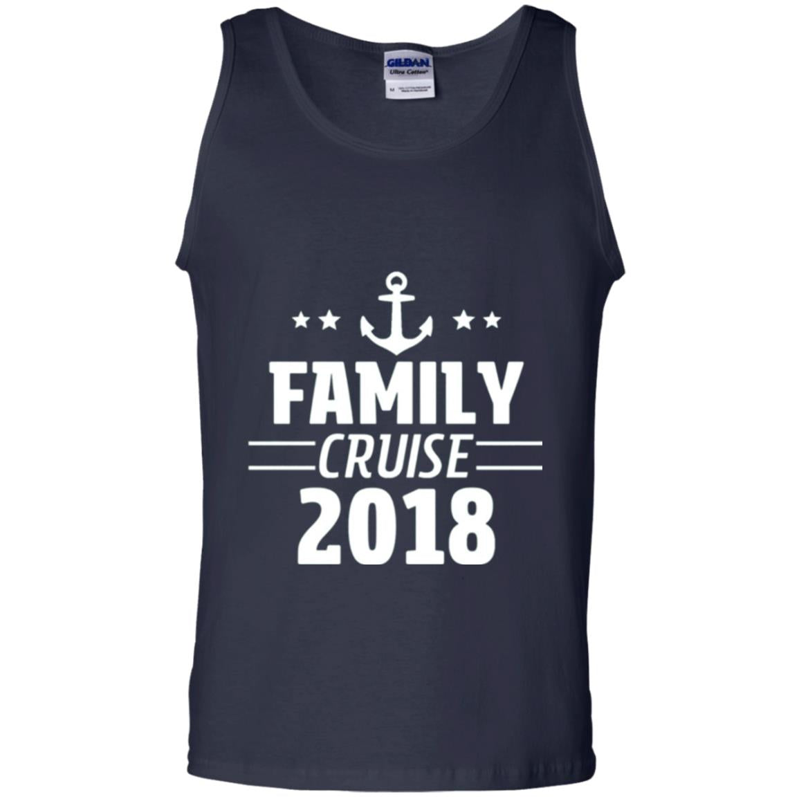 Family Cruise Vacation 2018 T-shirt Navy