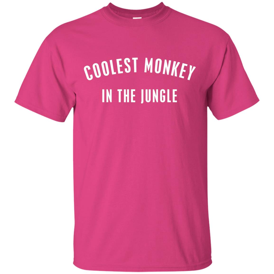 Monkey T-shirt Coolest Monkey In The Jungle Heliconia