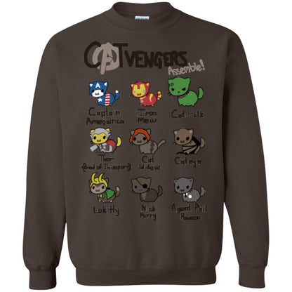 Catvengers Cat Lover Shirt Dark Chocolate