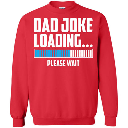Dad Joke Loading Please Wait T-shirt Red