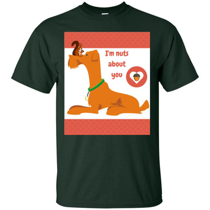 I_m Nuts About You T-shirt Forest Green