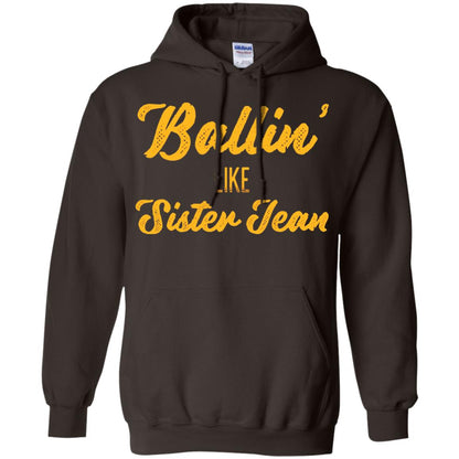 Ballin Like Sister Jean College Basketball Ramblers T-shirt Dark Chocolate