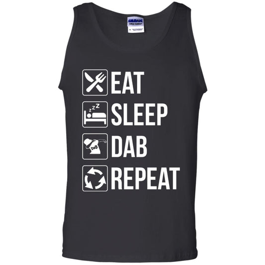 Funny Eat Sleep Dab Repeat T-shirt Black