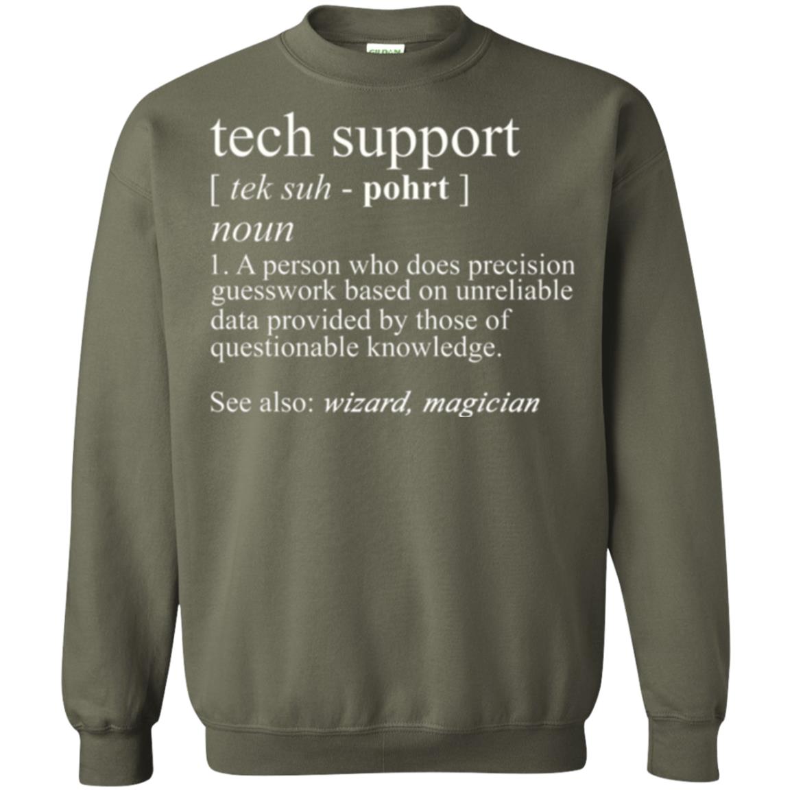 Tech Support T-shirt Military Green