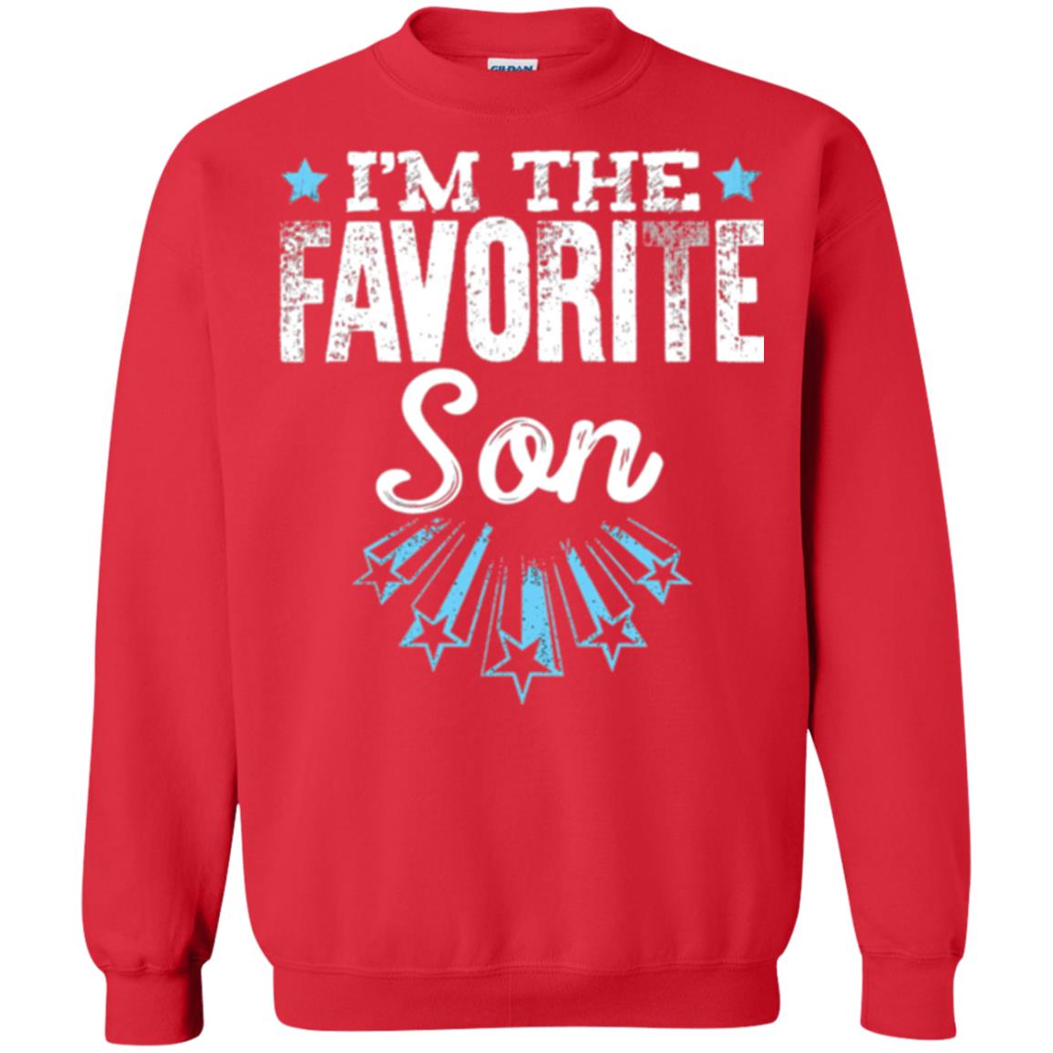 Family T-shirt I_m The Favorite Son Red
