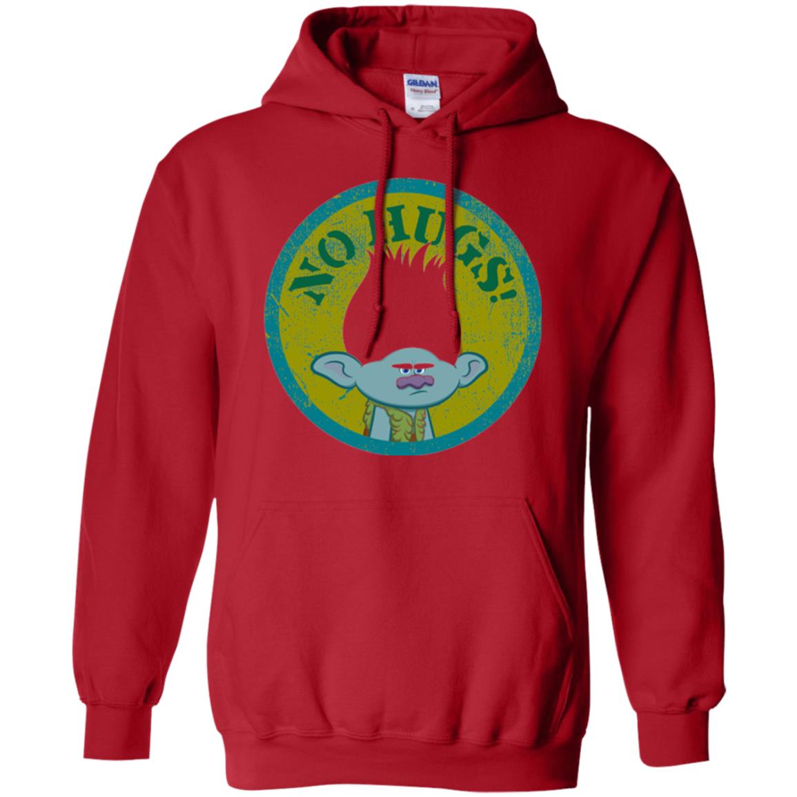 Dream Works_ Trolls No Hugs T-shirt Red