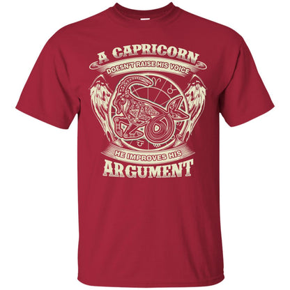 Capricorn Dosent Raise His Voice He Improve His Argument Cardinal