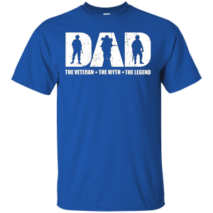 The Veteran. The Myth. The Legend Fathers Day T-shirt