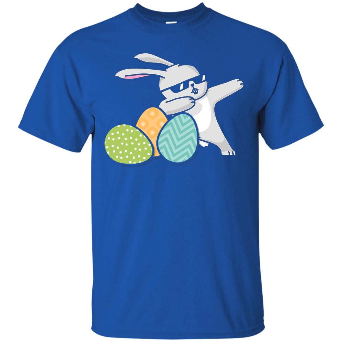 Easter Bunny Dabbing Gift Shirt For Dabbing Lover Royal
