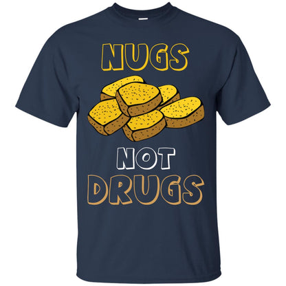 Nugs Not Drugs Nuggets Chicken T-shirt Navy