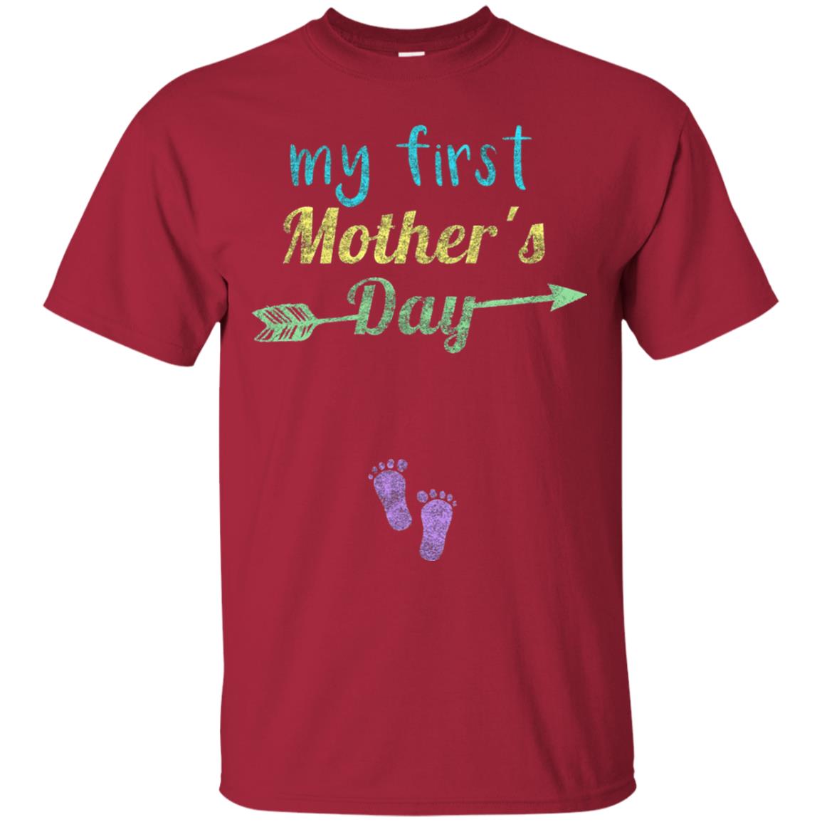 My First Mother's Day Mommy T-shirt Cardinal