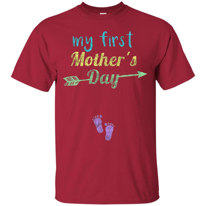 My First Mother's Day Mommy T-shirt Cardinal