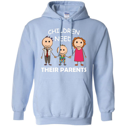 Children Need Their Parents End Separation Family Shirt Light Blue