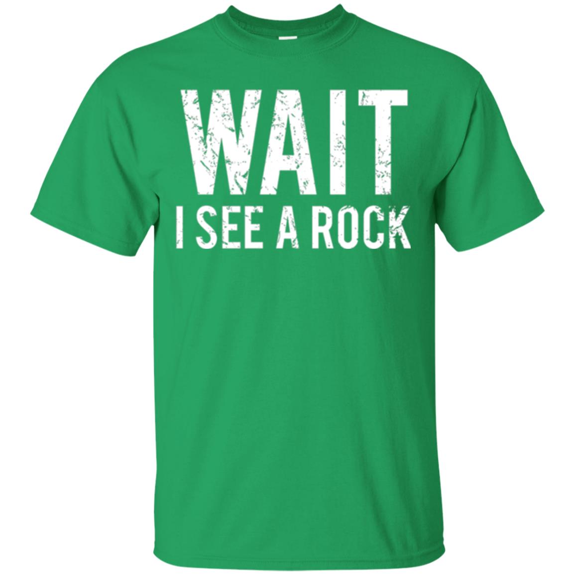 Geology T-shirt I See A Rock Irish Green