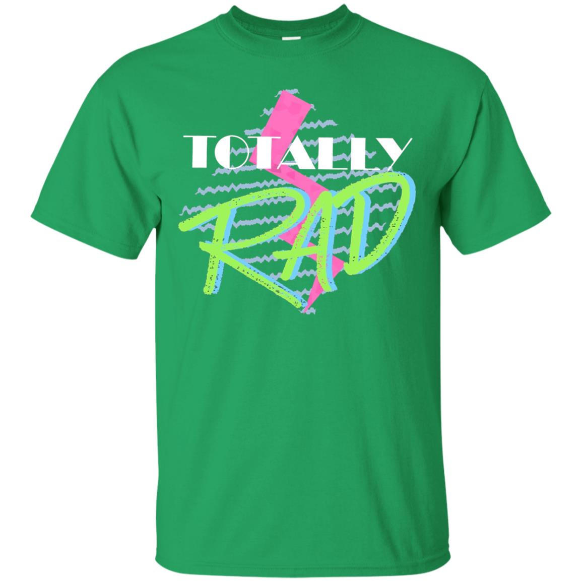 Totally Rad 1980s Party Shirt Irish Green