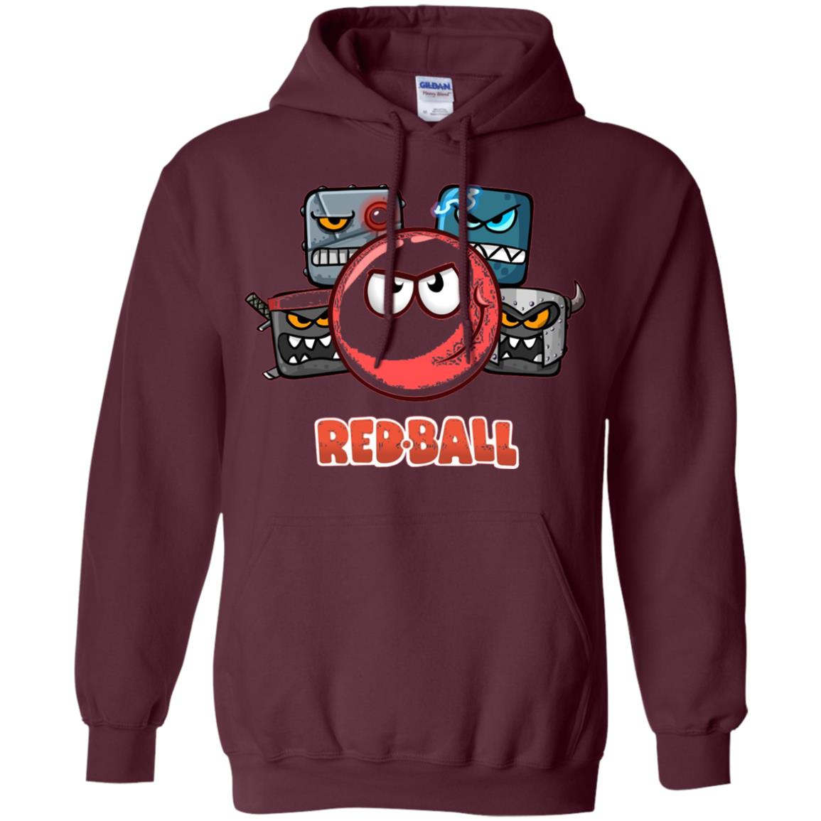 Red Ball 4 The Crew Game Lover T-shirt Maroon