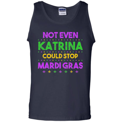 Mardi Gras T-shirt Not Even Katrina Could Stop Mardi Gras Navy