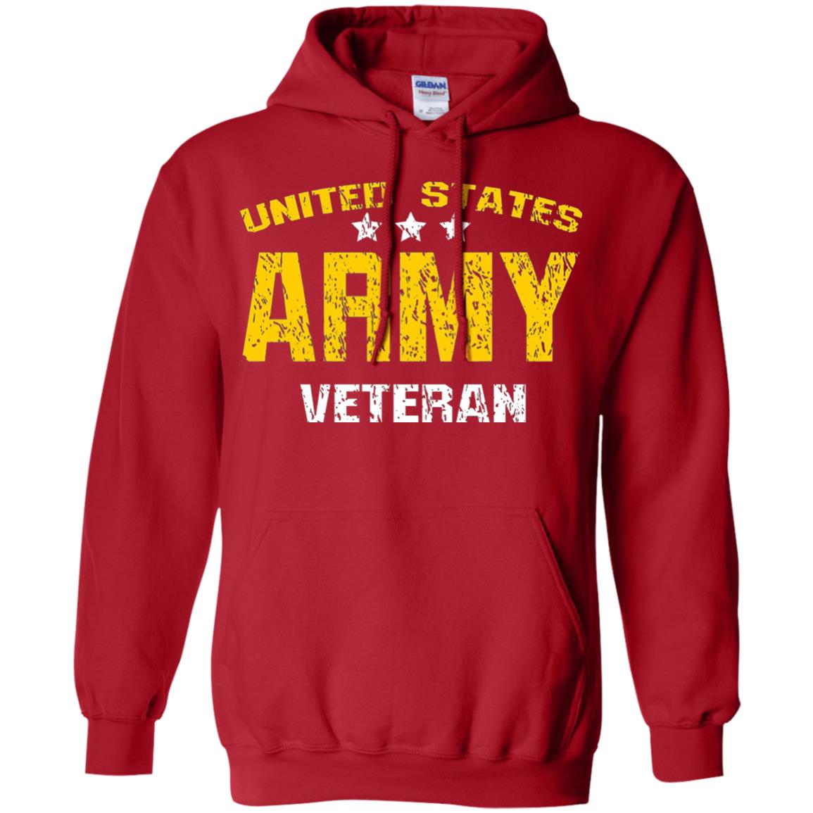 United States Army Veteran Shirt Red