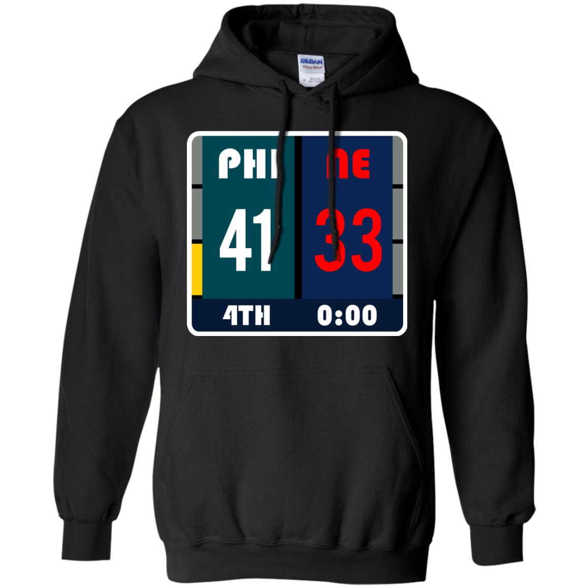 Football Philadelphia T-shirt Eagles Vs New England Black