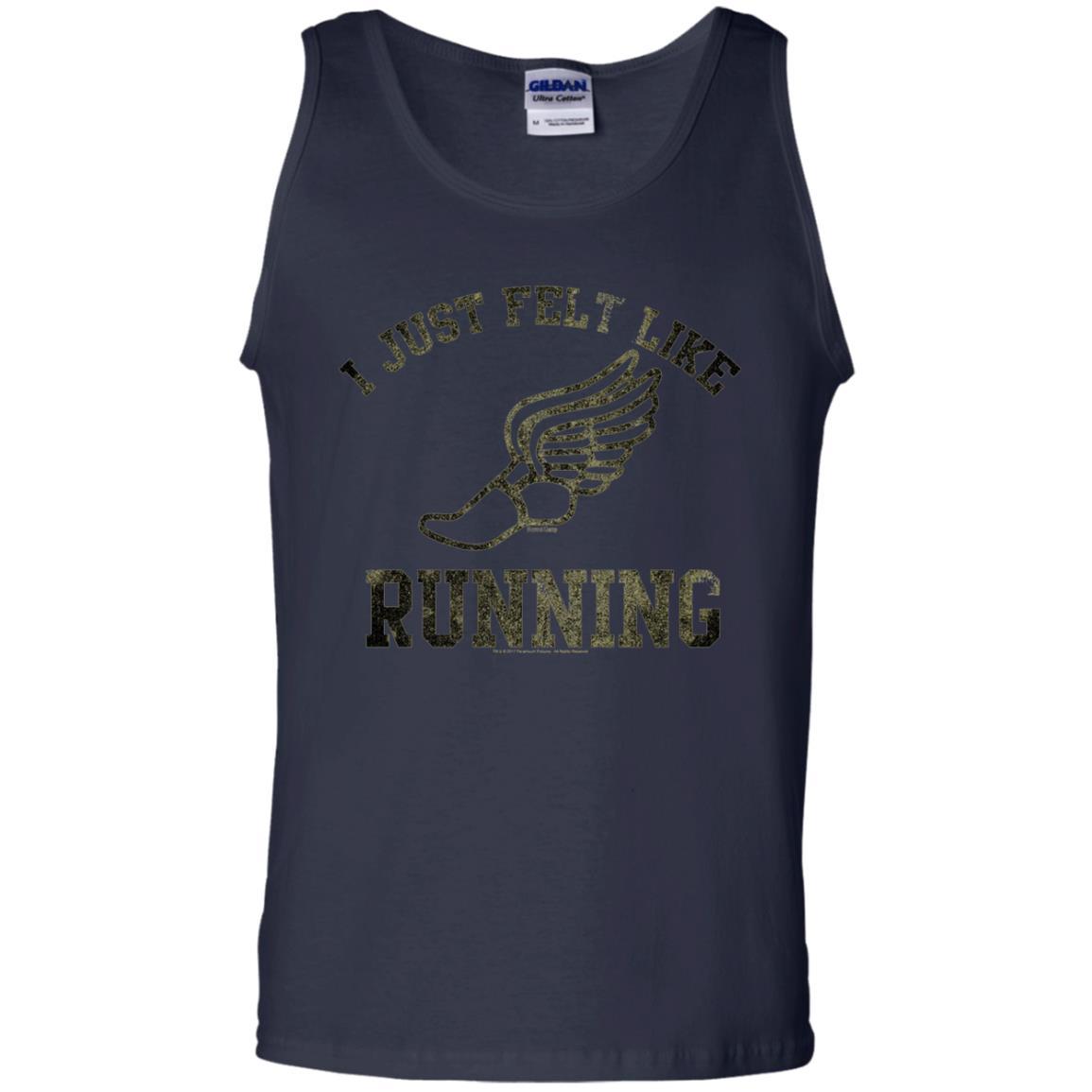 Movie T-Shirt I Just Felt Like Running Navy