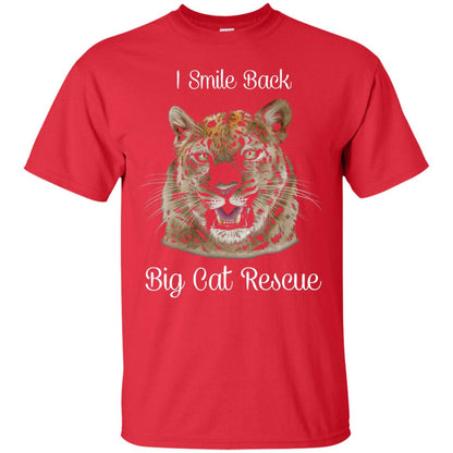 I Smile Back Big Cat Recuse Shirt Red