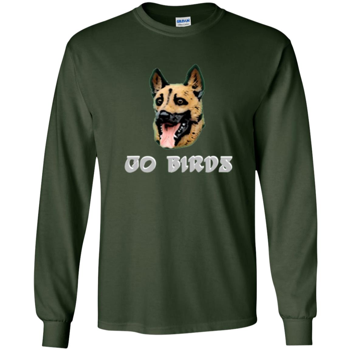 Dog Lover T-shirt Go Birds Underdog T-shirt Forest Green