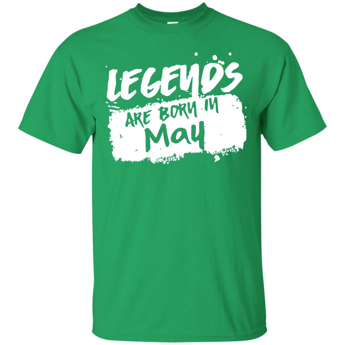 May Birthday Shirt Legends Are Born In May Irish Green