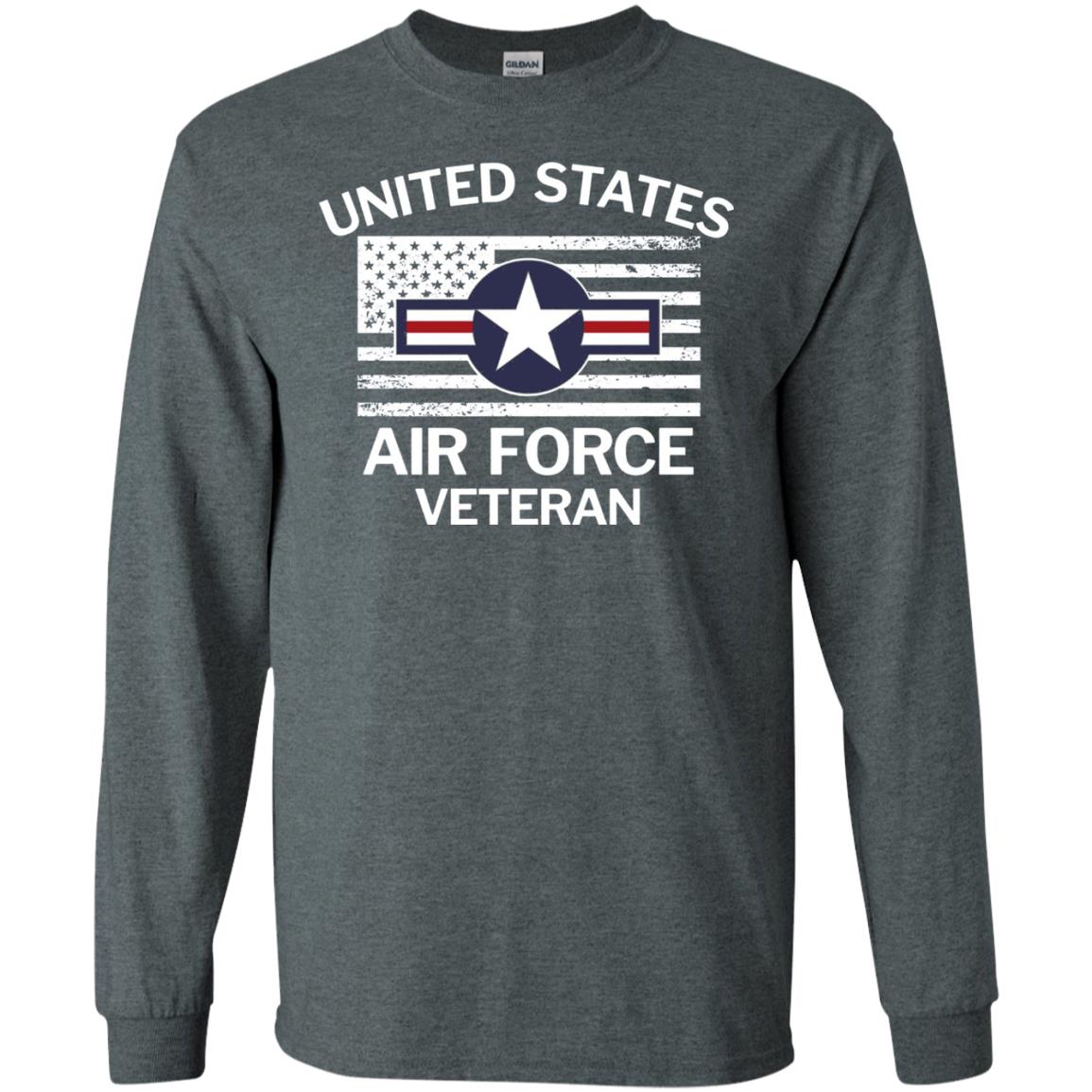 United States Air Force Veteran T-shirt Dark Heather