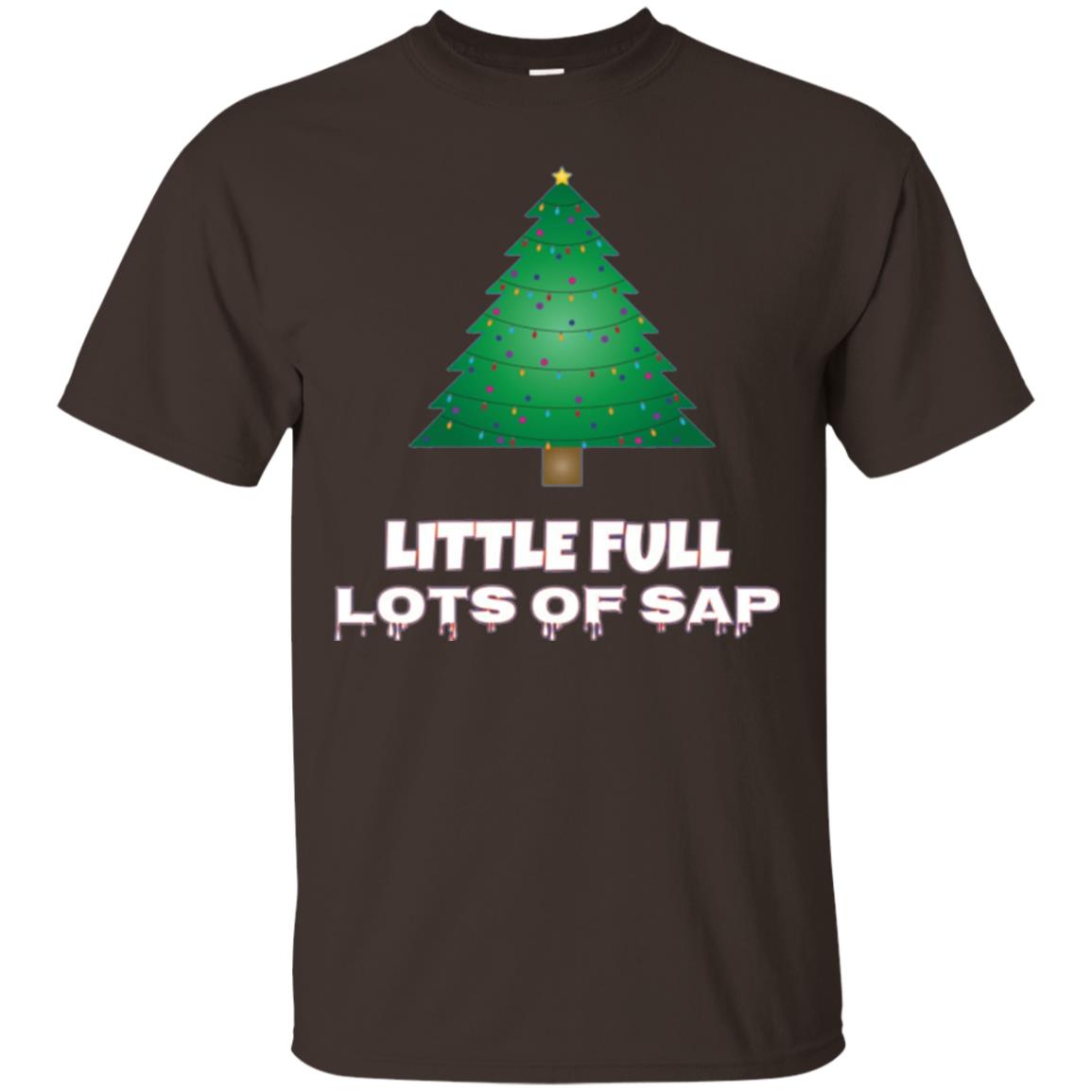 Christmas T-shirt Little Full Lots Of Sap Dark Chocolate