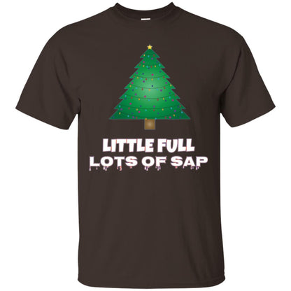 Christmas T-shirt Little Full Lots Of Sap Dark Chocolate