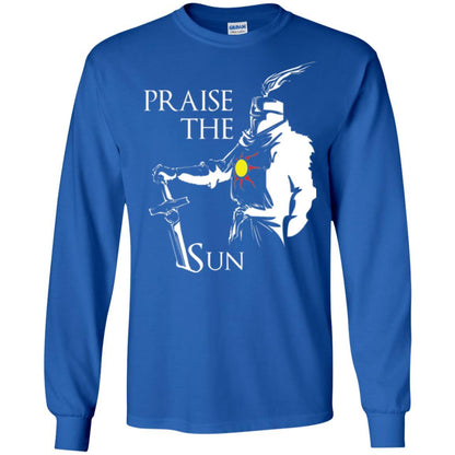 Gamer T-shirt Praise The Sun Knight T-shirt Royal