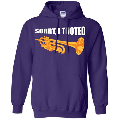 Trumpet Lovers T-Shirt Sorry, I Tooted Purple