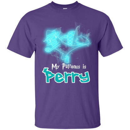 My Patronus Is Perry Hary Potter Fan T-shirt Purple