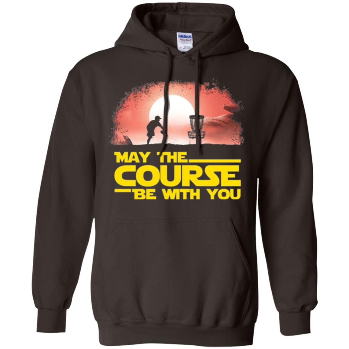 May The Course Be With You T-shirt Dark Chocolate