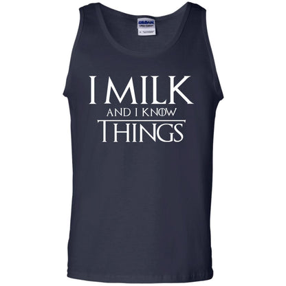 I Milk And I Know Things Game Of Thrones Fan T-shirt Navy