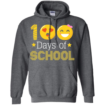 Teacher T-shirt 100 Days Of School T-shirt Dark Heather