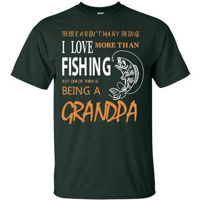 Fishing Grandpa Shirt I Love More Than Fishing Forest