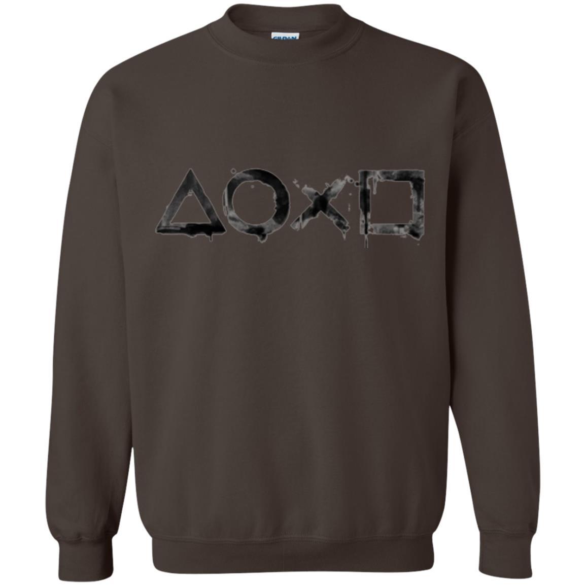 Gamer T-shirt Playstation Ink Wash 2 Dark Chocolate